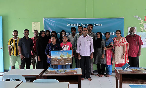 Community awareness session at Haa Alifu Filladhoo