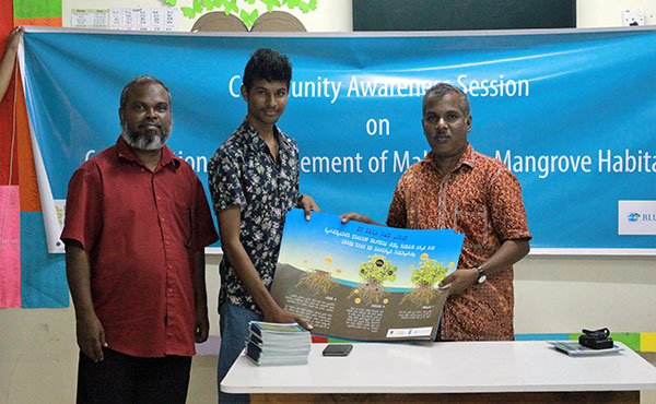 Community awareness session at Haa Alifu Baarah